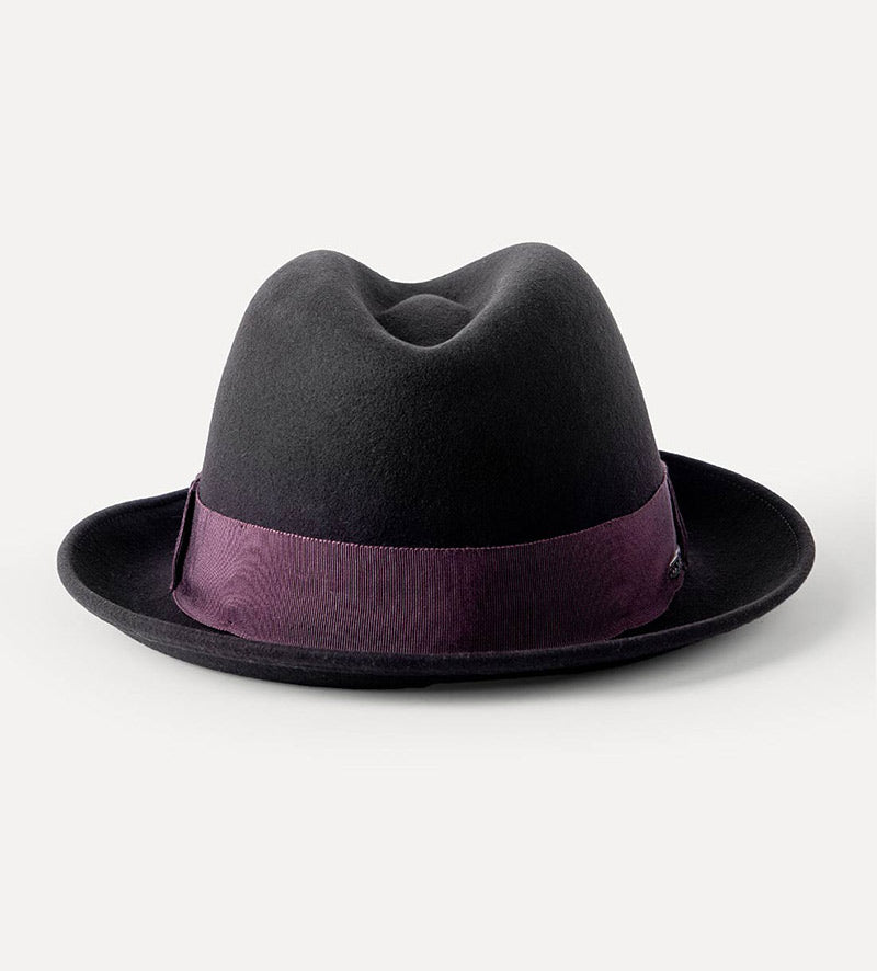 Snap Short Brim Fedora Hat For Mens - Main Image