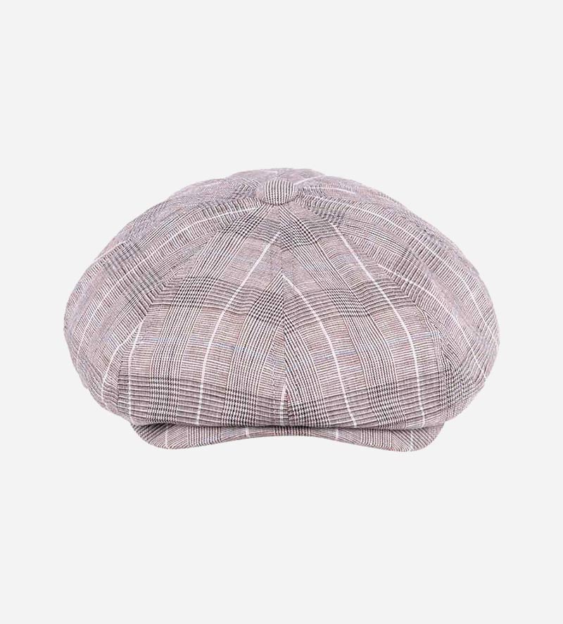 MARMOT Linen Mens Newsboy Cap Lightgray-Silver