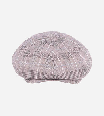 MARMOT Linen Mens Newsboy Cap Lightgray-Silver