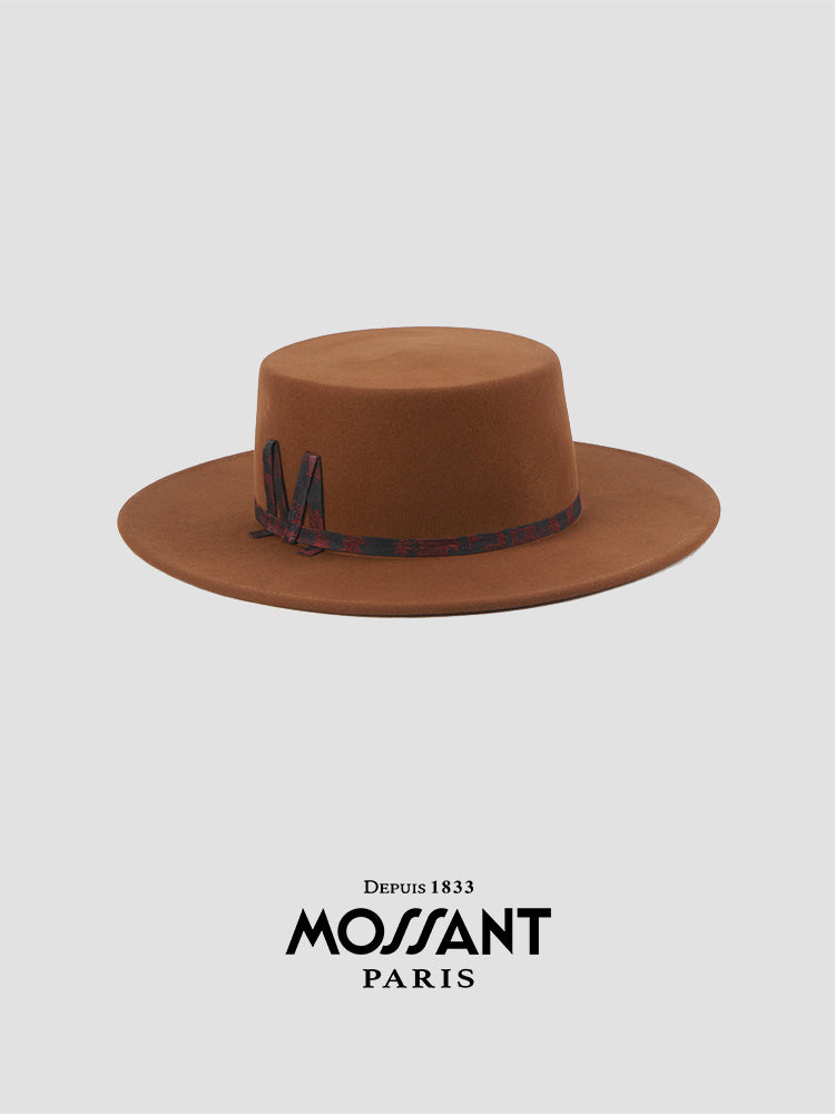 MOSSANT · AW24 Autumn/Winter New Arrival M-Logo Classic Boater Hat