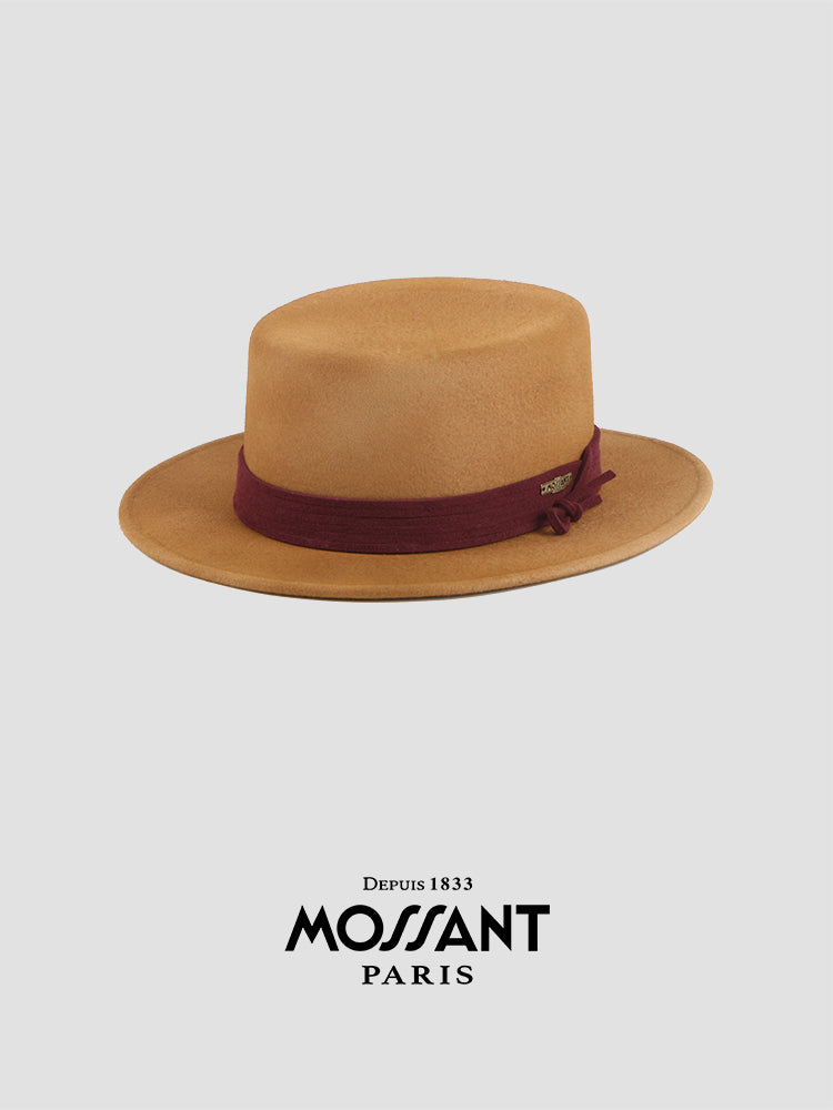 MOSSANT · AW24 Autumn/Winter New Arrival Lightweight Vintage Boater Hat