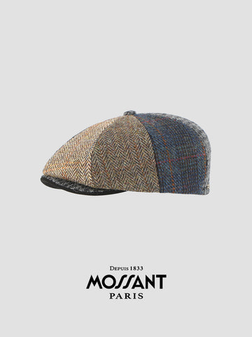 MOSSANT · AW24 Autumn/Winter New Collection Scottish Harris Tweed Newsboy Cap