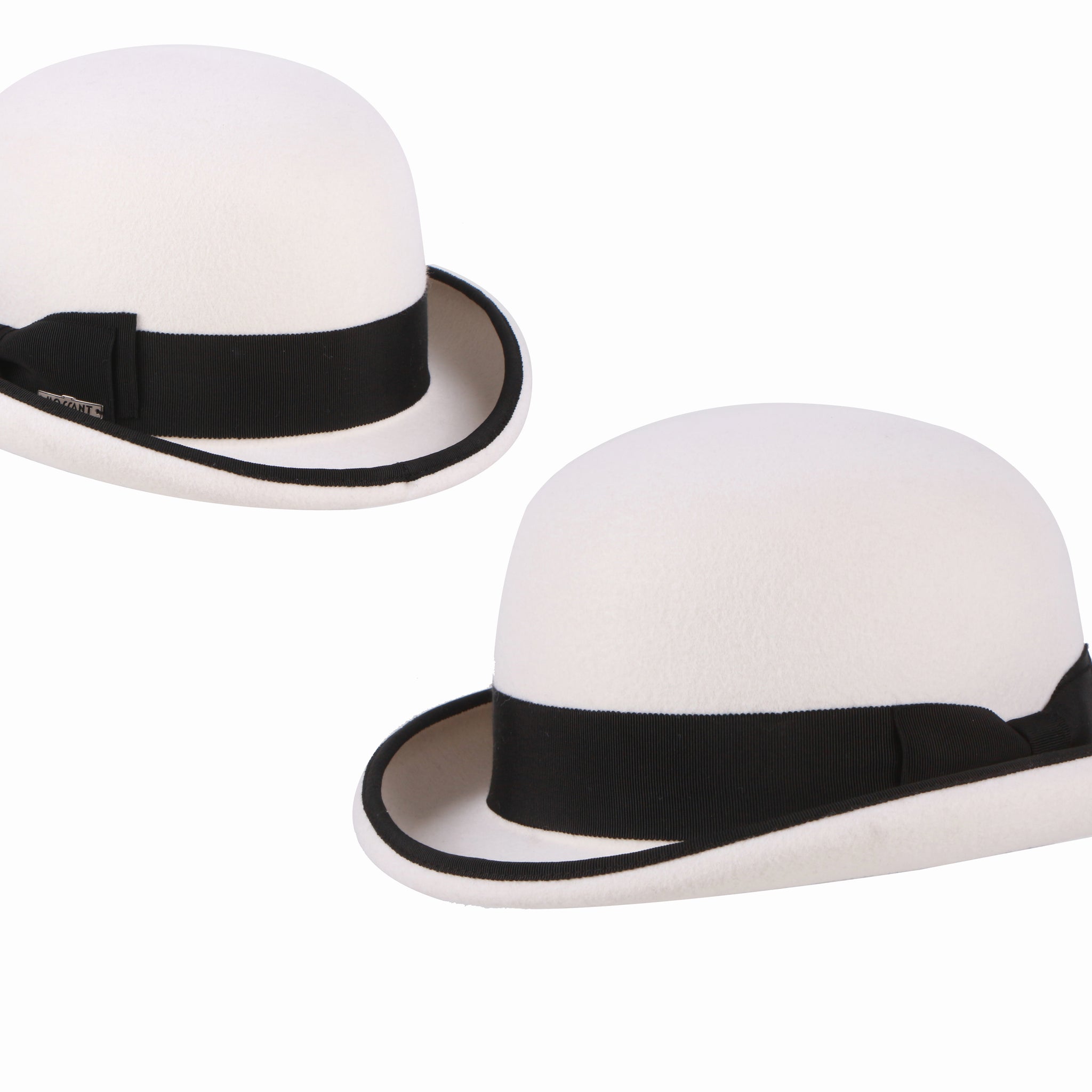 Charlie Bowler Felt Hat Ivory