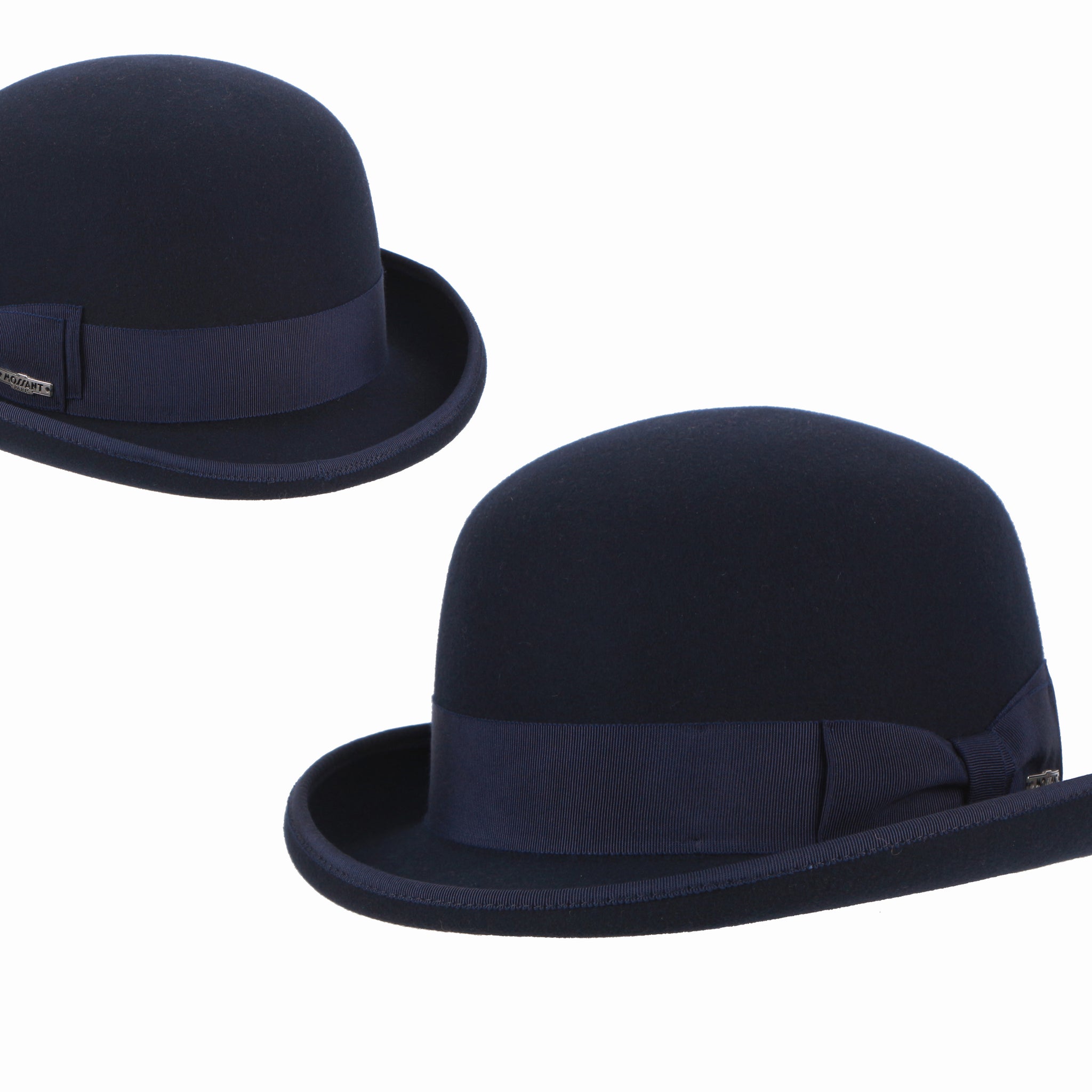 Charlie Bowler Felt Hat Navy