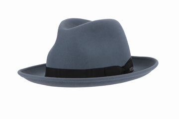 Wisley Fedora Felt Hat Goblin Blue