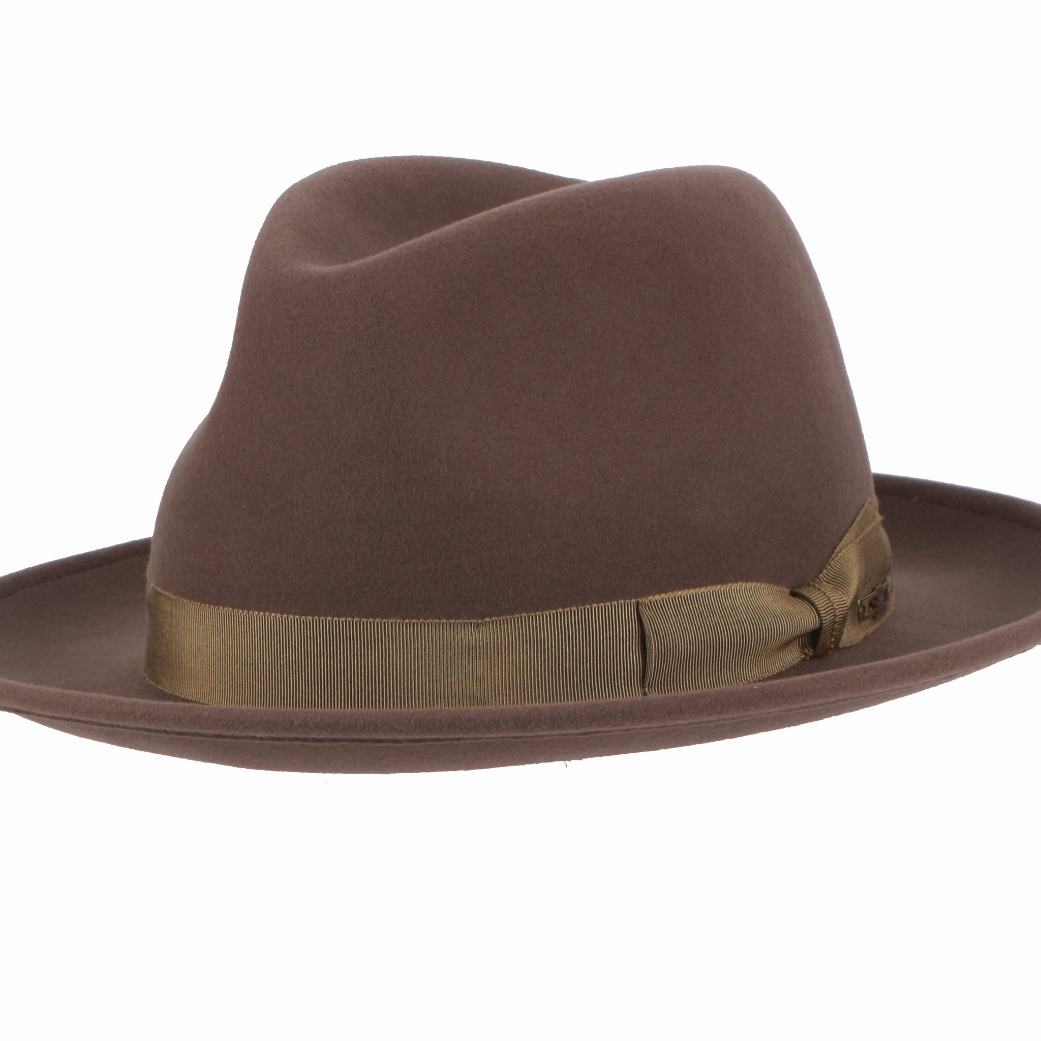 Wisley Fedora Felt Hat Khaki