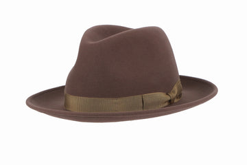 Wisley Fedora Felt Hat Khaki