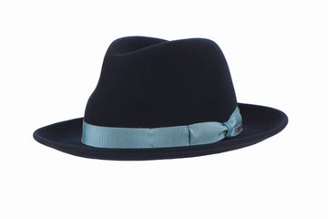 Wisley Fedora Felt Hat Navy