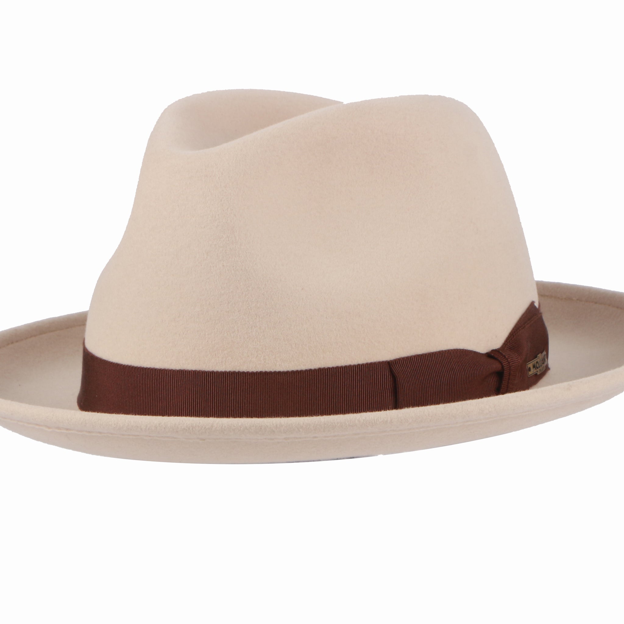 Wisley Fedora Felt Hat Bone White