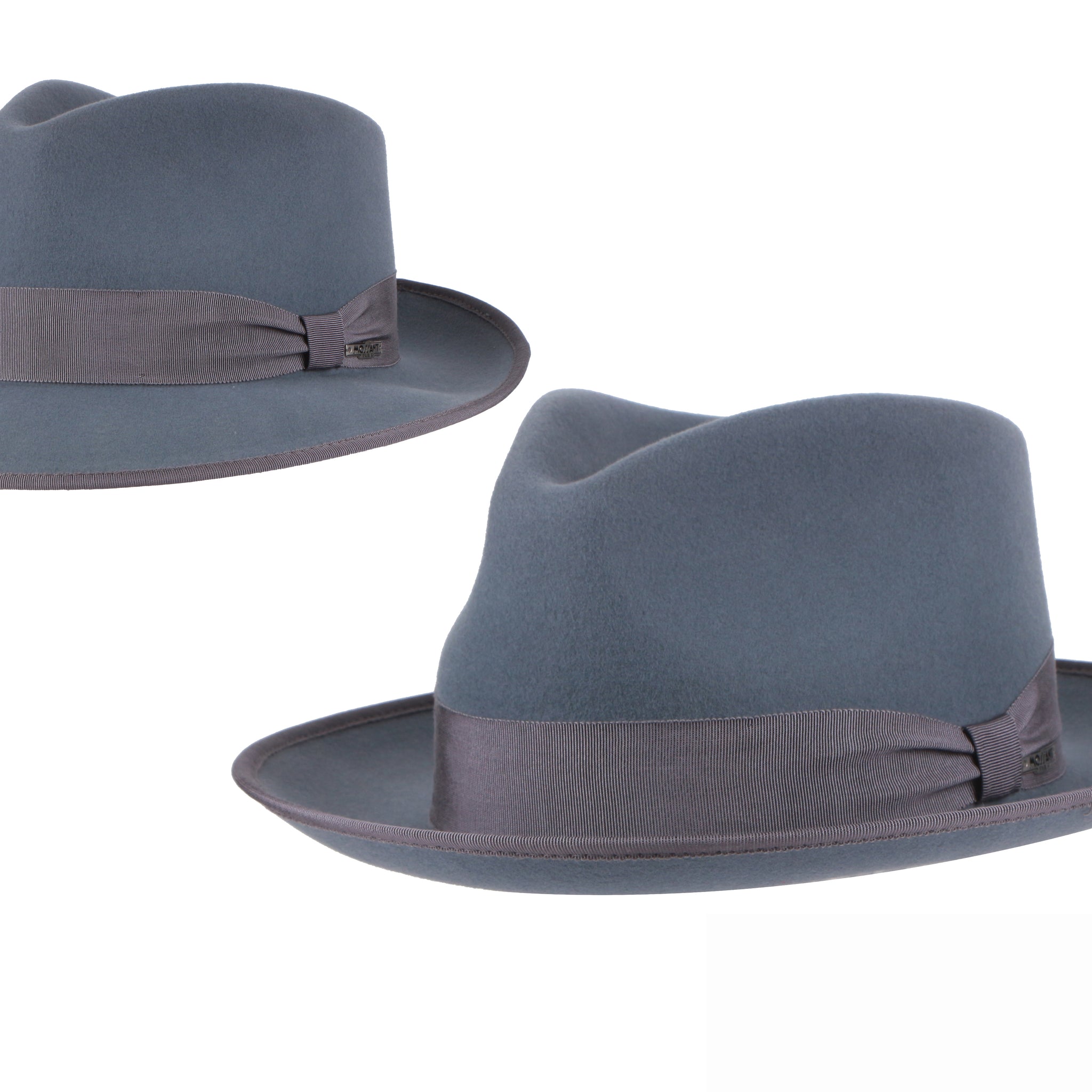 James Fedora Felt Hat Misty Blue