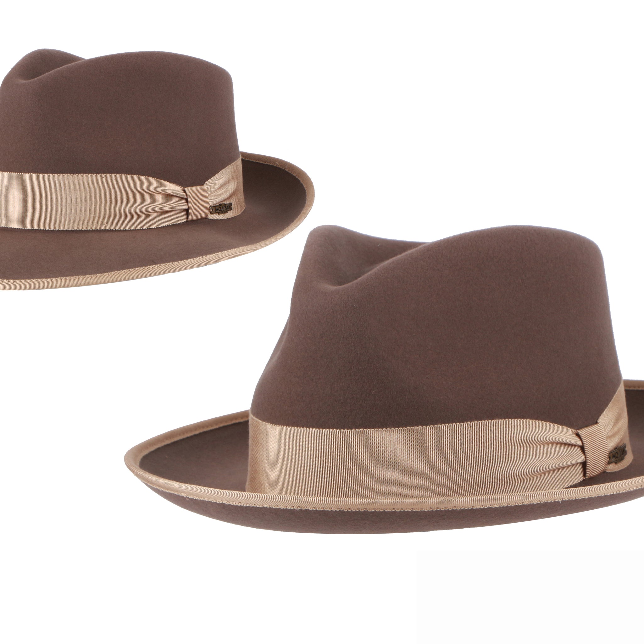 James Fedora Felt Hat Khaki