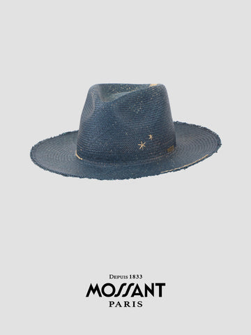 SS25 New Collection Panama Straw Fedora Hat