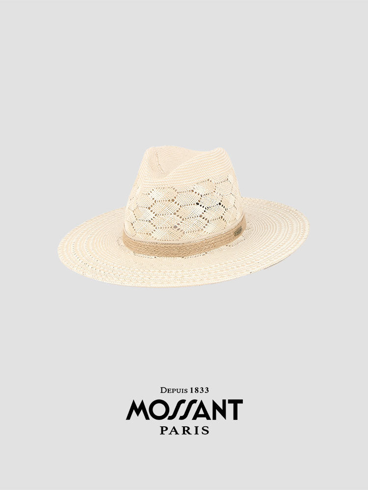 SS25 New Collection Paper Straw Fedora Hat