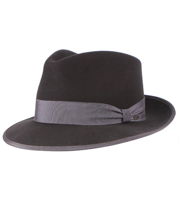 James Fedora Felt Hat Charcoal