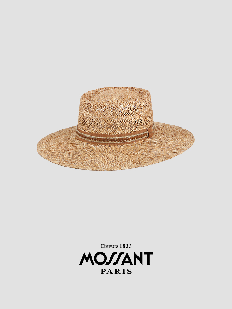 SS25 New Collection Bao Straw Porkpie Hat
