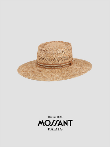 SS25 New Collection Bao Straw Porkpie Hat