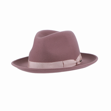 Wisley Fedora Felt Hat Mauve